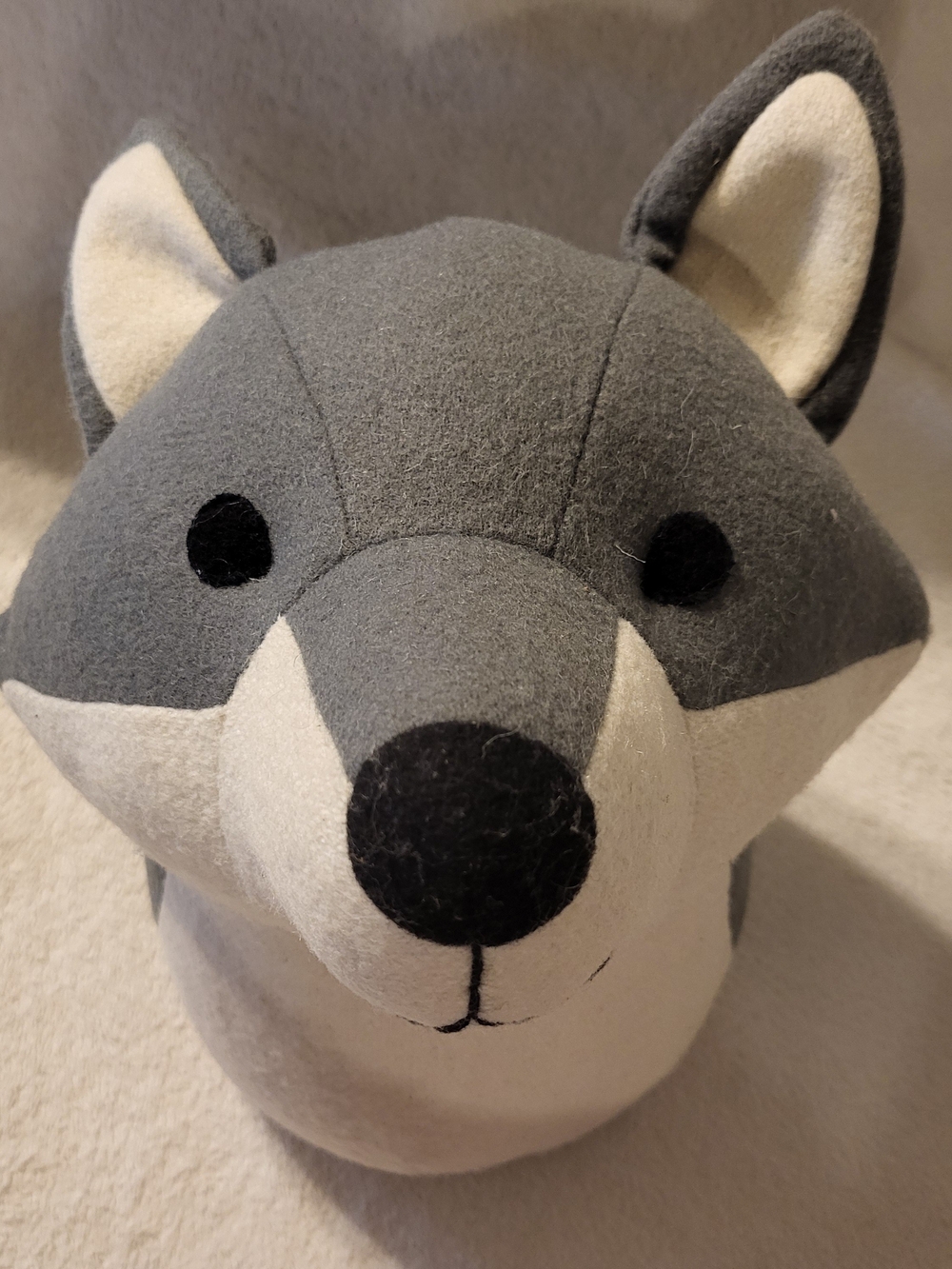 Pillowfort Target Wall Mount Plush Wolf Head Hanging Kid's Room Decor Animal 12"